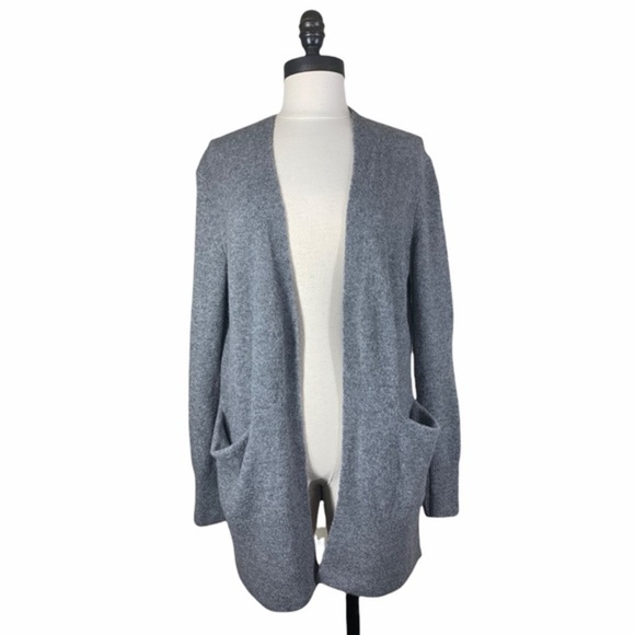 Madewell grey Open front patch pocket cardigan XXS - Picture 3 of 7